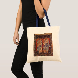 Bolsa Tote Anjos do vintage, Angeli Laudantes por Burne Jones