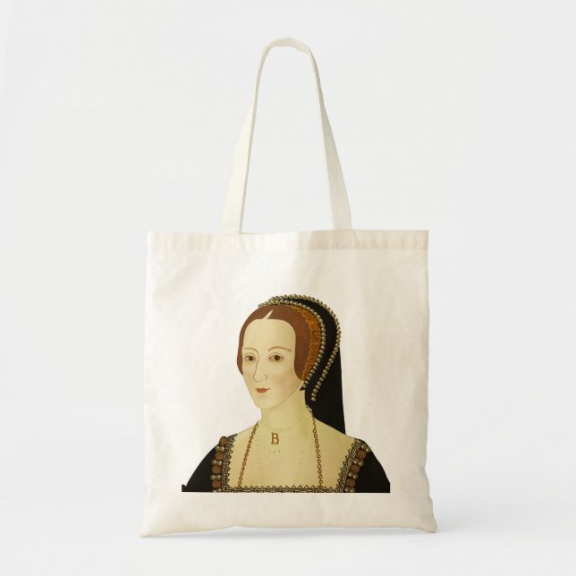 Bolsa Tote Anne Bolena - ilustração histórica (Frente)