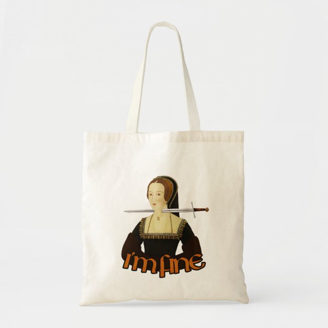Bolsa Tote Anne Boleyn - Estou bem (Frente)