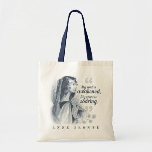Bolsa Tote Anne Bronte Cita Que Minha Alma Está Acordada