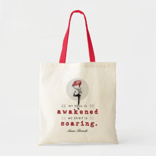 Bolsa Tote Anne Bronte Poem Citação - Minha Alma está desp