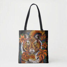 Bolsa Tote Ano Chinês do Tigre