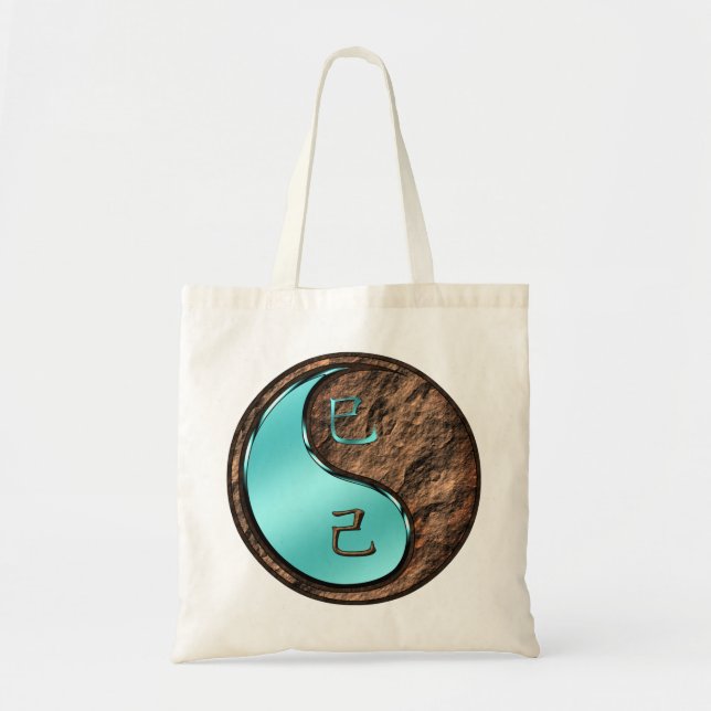Bolsa Tote Ano da Serpente da Terra (Frente)