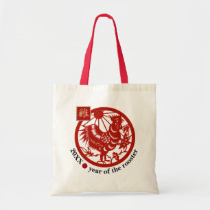 Bolsa Tote Ano de 2017 chineses das sacolas do galo