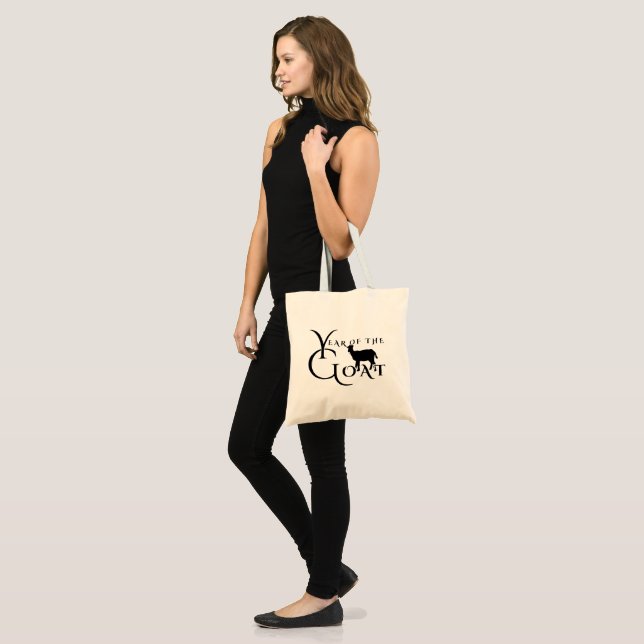 Bolsa Tote Ano do carneiro (Frente (modelo))