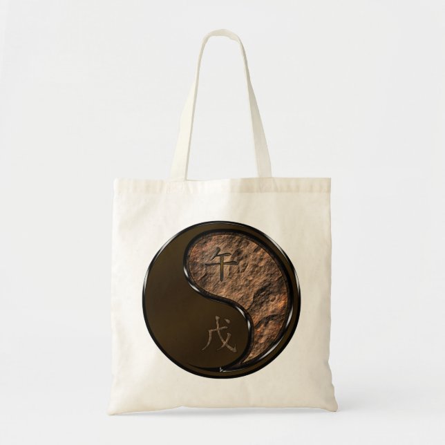 Bolsa Tote Ano do Cavalo da Terra (Frente)