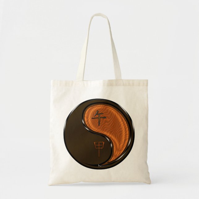 Bolsa Tote Ano do Cavalo de Madeira (Frente)