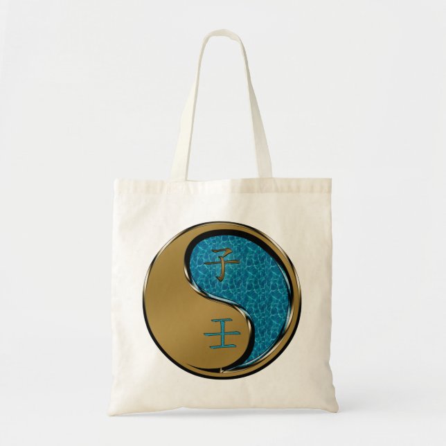 Bolsa Tote Ano do Rato de Água (Frente)