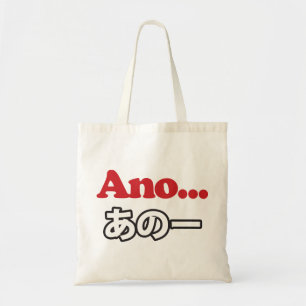 Bolsa Tote Ano... (Japonês para Umm... Estava Pensando)