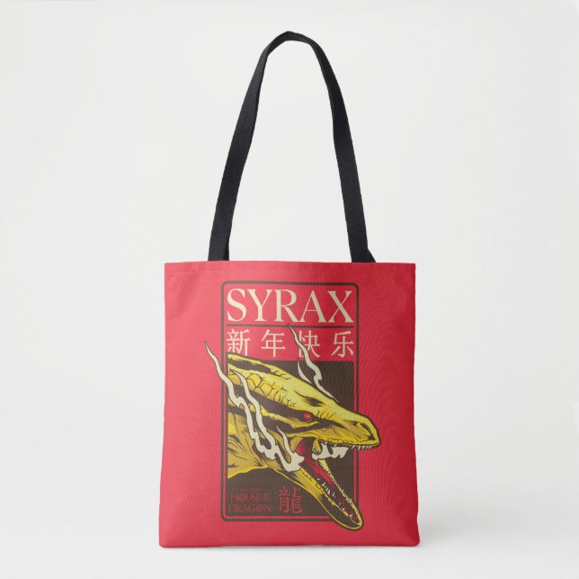 Bolsa Tote Ano Novo do Syrax | 新 年 快 乐 (Frente)
