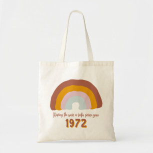 Bolsa Tote Ano Personalizado Fazer do Arco-Íris Um lugar melh