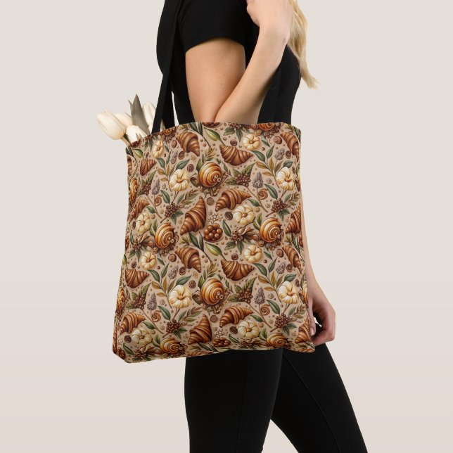 Bolsa Tote Ansiando Croissants (Close Up)