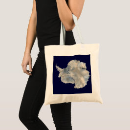 Bolsa Tote Antártica (Imagem Azul Marble da NASA)