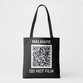 Bolsa Tote Anti-Surveillance Shield - Advertência contra malw