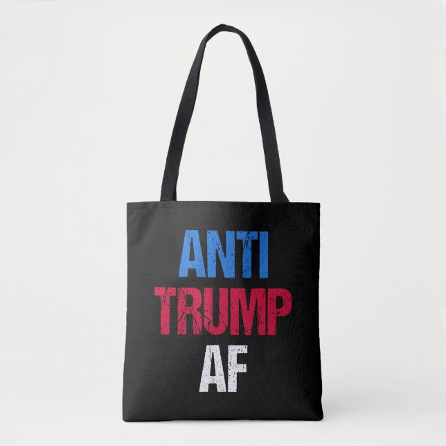 Bolsa Tote Anti-Trump AF Eu (Frente)