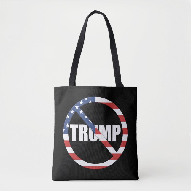 Bolsa Tote Anti-Trump Pro-Democracia (Frente)