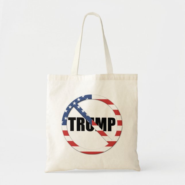 Bolsa Tote Anti-Trump Pro-Democracia (Frente)