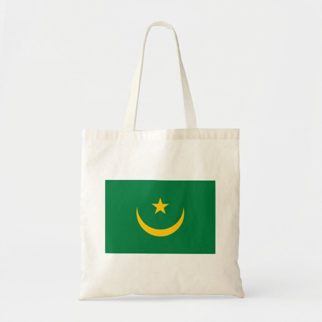 Bolsa Tote Antiga bandeira da Mauritânia (Frente)