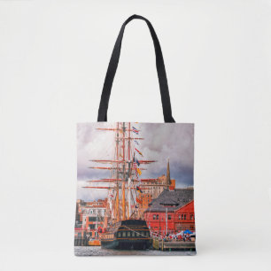 Bolsa Tote Antiga Nova Inglaterra