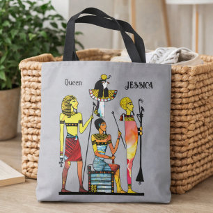 Bolsa Tote Antigo Egito Faraó Lavish Ormamentation