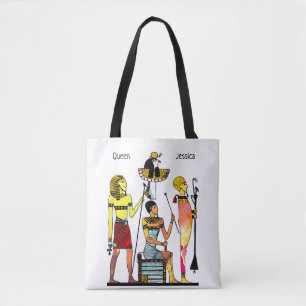 Bolsa Tote Antigo Egito Faraó Lavish Ormamentation