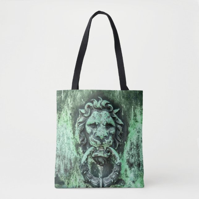 Bolsa Tote Antigo Leão Pantina (Frente)