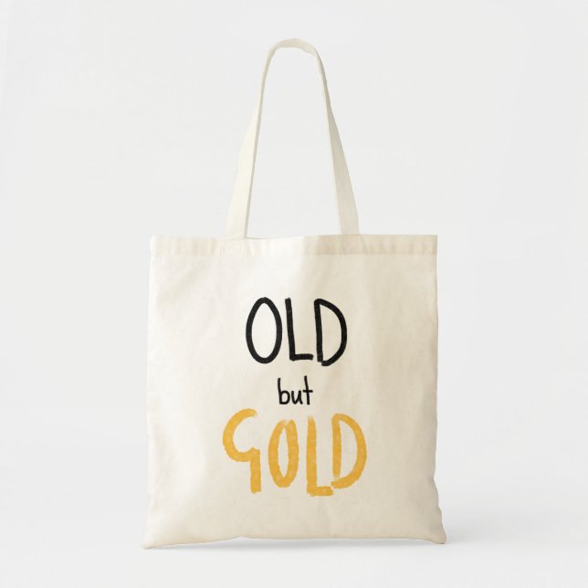 Bolsa Tote Antigo, mas Dourado (Frente)