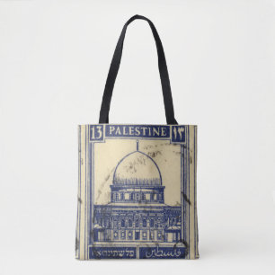 Bolsa Tote antigo selo palestino 1920_ palestine folklor