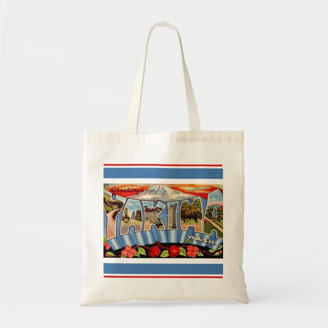 Bolsa Tote Antigo Yakima Washington  (Frente)