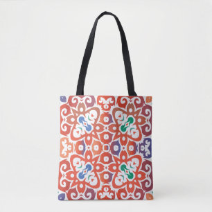 Bolsa Tote Antigos azulejos ornamentados talavera méxico. Des