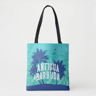 Bolsa Tote Antigua & Barbuda Palmeira do Caribe