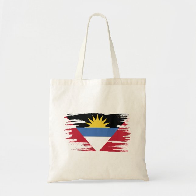 Bolsa Tote Antígua e Barbuda Flag Brussel Art (Frente)