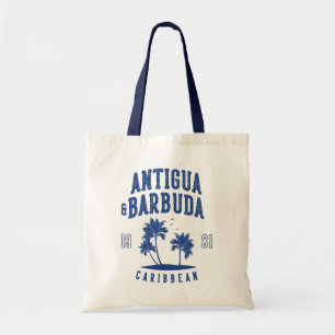 Bolsa Tote Antigua e Barbuda Palmeira do Caribe