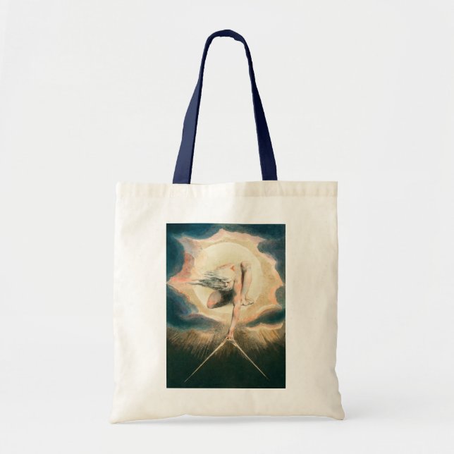 Bolsa Tote Antiguidade William Blake Earth Compass Symbolismo (Frente)