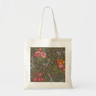 Bolsa Tote Antiquado Toile de Jouy 1800s Floral Branches