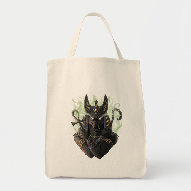 Bolsa Tote Anubis era um antigo deus egípcio do morto (Frente)
