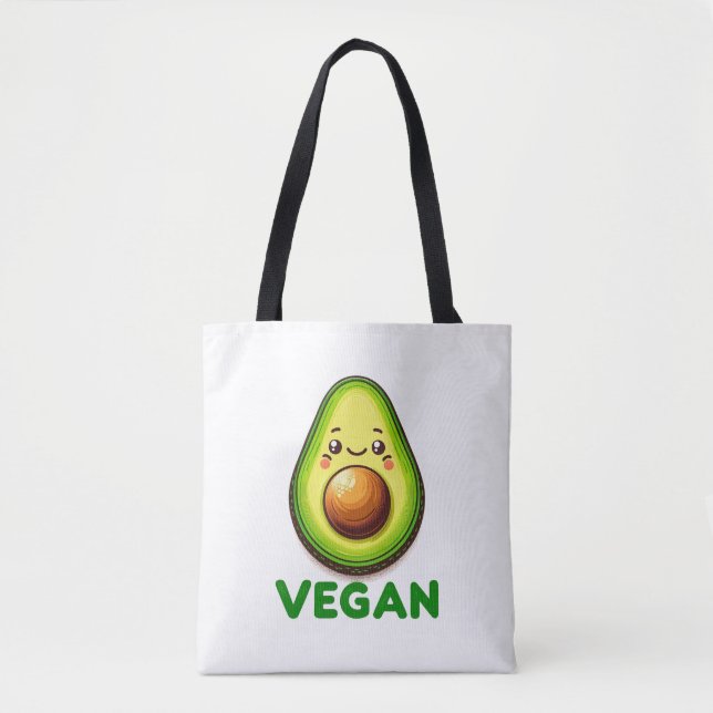 Bolsa Tote Anything you can do I can do Vegan Happy Avocado (Frente)