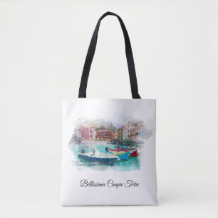 Bolsa Tote ** AP12 Língua Arte Italiana Cinque Terra
