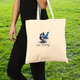 Bolsa Tote Apenas Birding - Blue Jay