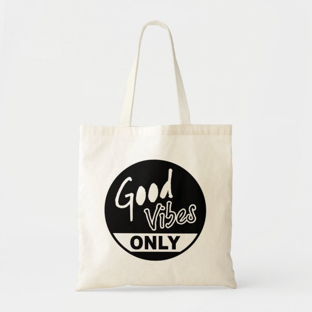 Bolsa Tote Apenas boas vibrações (Frente)