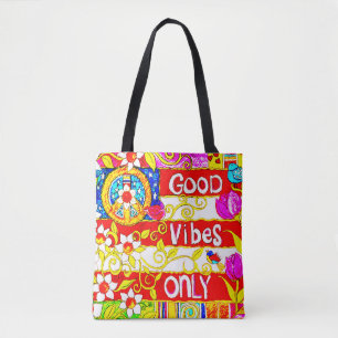 Bolsa Tote Apenas Bons Víblios, Paz, Visitas, Pássaros, Sin