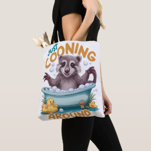 Bolsa Tote Apenas Clonagem, Aventura do tempo do Raccoon