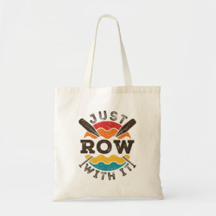 Bolsa Tote Apenas Fila Com Um Legal Retrorreiro Removendo Os