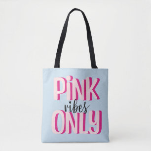 Bolsa Tote Apenas frascos rosa