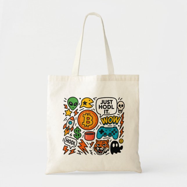 Bolsa Tote Apenas Hodl Isto (Frente)