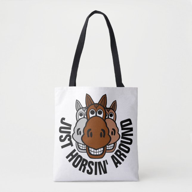Bolsa Tote Apenas Horsin, Cavalo (Frente)