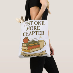 Bolsa Tote Apenas Mais Um Capítulo – Design Editável de Amant