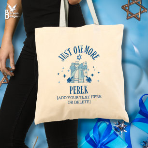 Bolsa Tote APENAS MAIS UM PEREK Capítulo Judaico Hanukkah