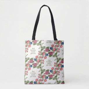 Bolsa Tote Apenas Respire. Deus Tem Isso.