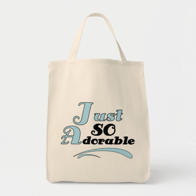Bolsa Tote Apenas tão adorável (Frente)